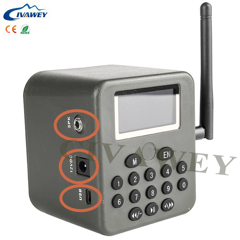 С дистанционным управлением и таймером 2 шт. 50 Вт динамик охотничья птица звук