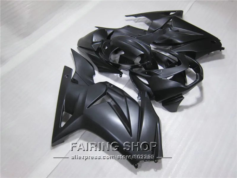 250r 2008 черные Обтекатели для Kawasaki Ninja 2009 2010 2011 2012 2014/комплект обтекателей высокого