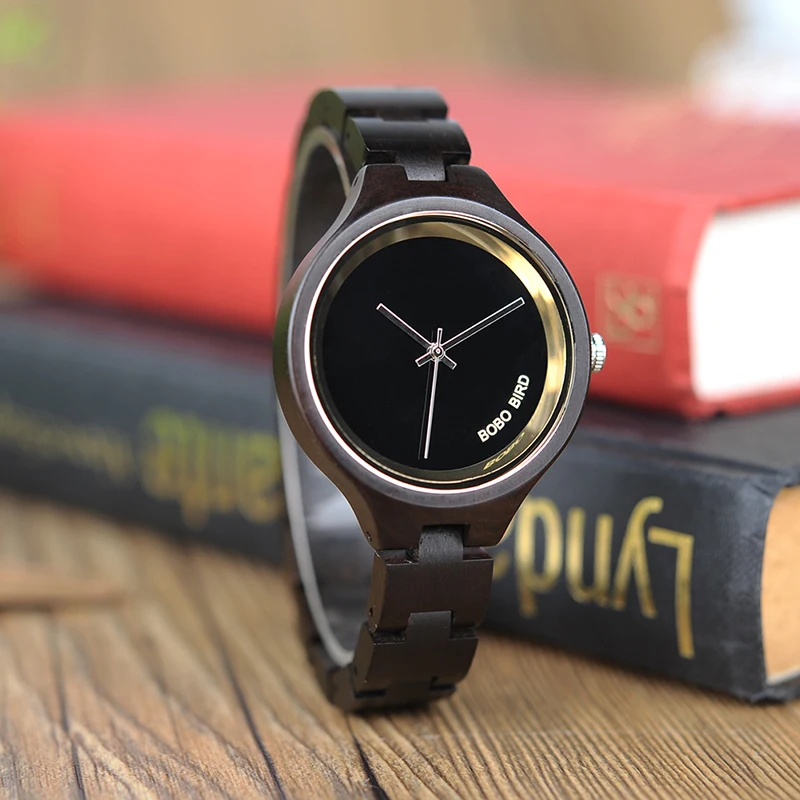 Часы женские деревянные ручной работы 2 цвета | Наручные часы