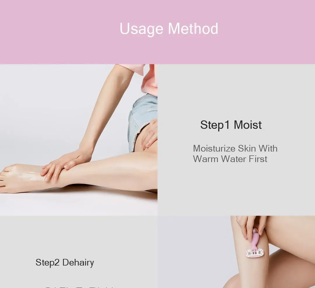 Новейший Xiaomi mijia zhibay lady DL2 розовый xiomi умный дом Разобранная Бритва Мини Компактный пятислойный Магнитный нож