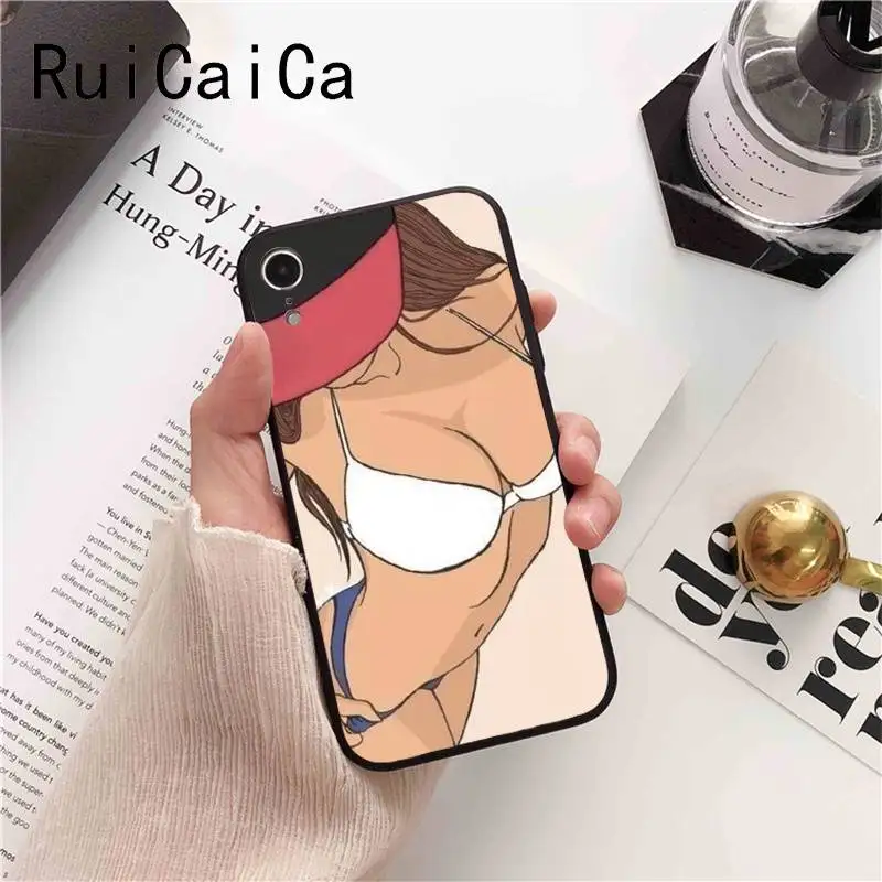 Ruicaica сексуальный Летний чехол для телефона Twerk It Swag oil на заказ iPhone 6S 6plus 7 7plus 8 8Plus X