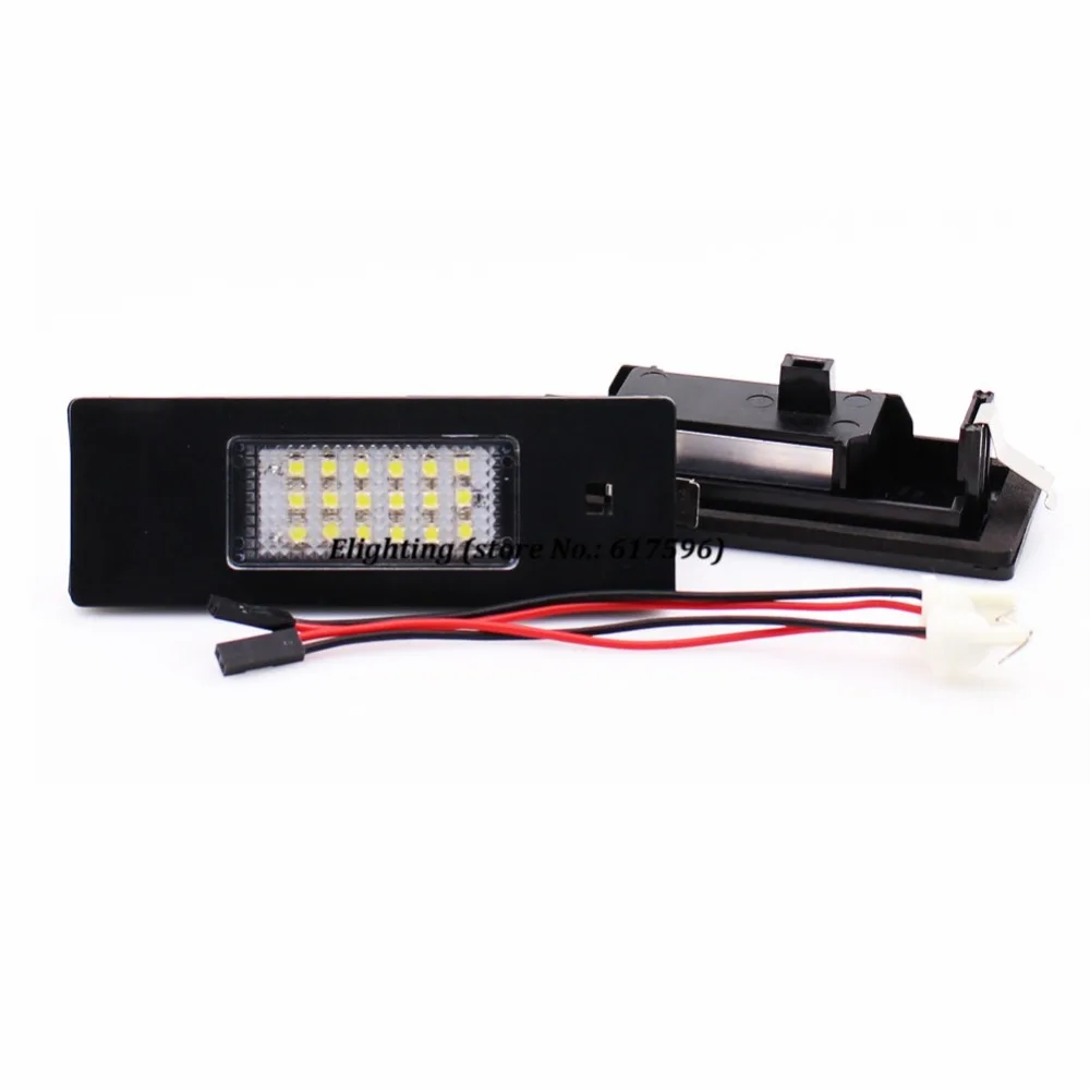 2 шт. без ошибок светодиодный ные SMD освещения номерного знака для BMW F20 F21 1 серии 2012