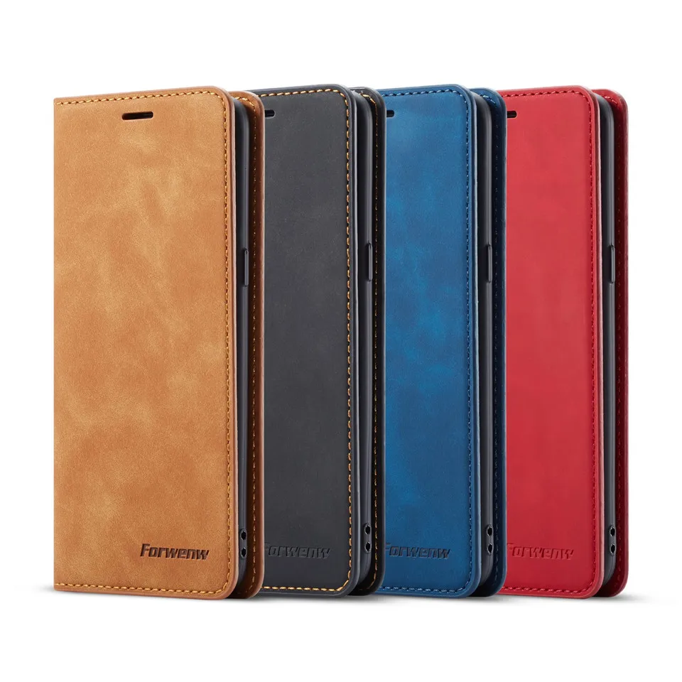 Роскошный кожаный флип-чехол с магнитной застежкой для телефона Samsung Galaxy S8 Plus