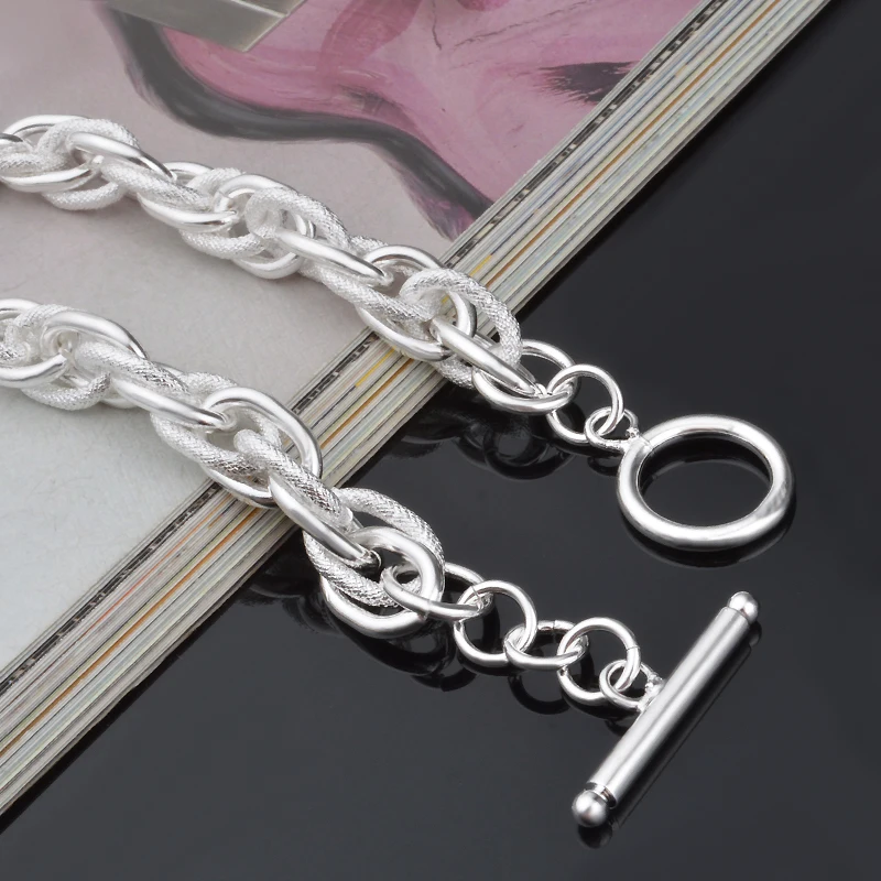 Стиль панк Классические многоэтажных звено цепи браслеты браслет для мужчин