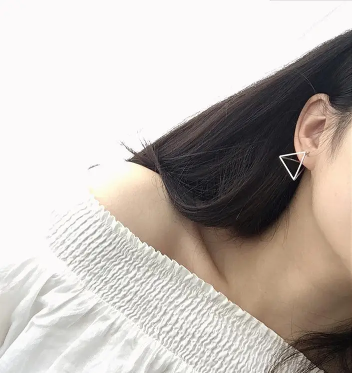 Комплект сережек для женщин минималистичные серьги в стиле панк с 3D