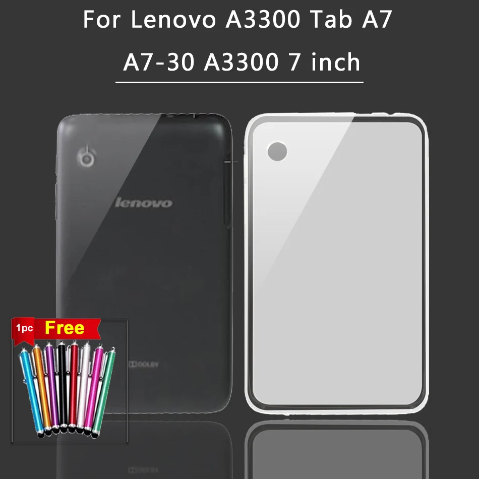 Противоударный мягкий чехол из ТПУ для планшетов только Lenovo A7 30 A3300 7 дюймов