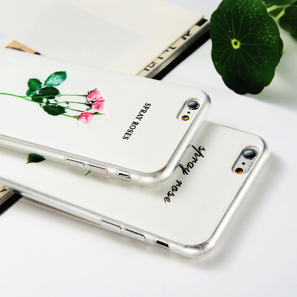 KISSCASE 3D рельефный чехол с листьями для iPhone 5S 5 SE X телефона милым растительным
