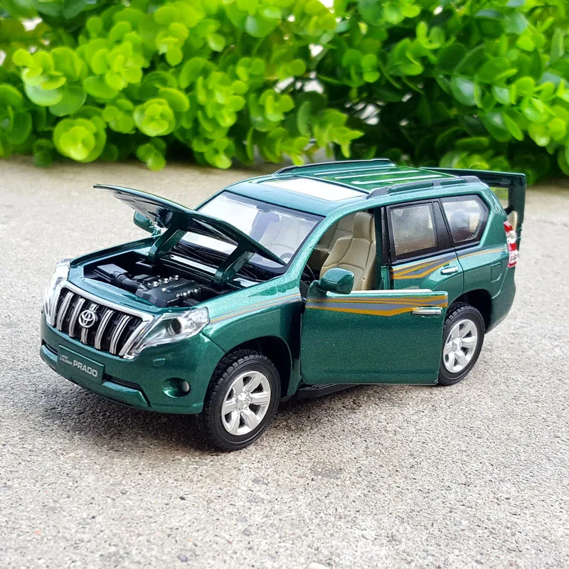 Точная имитация эксклюзивный Diecasts& Toy Vehicles: Украшения для автомобиля Shenghui TOYOTA Land Cruiser Prado SUV 1:32 литая под давлением модель автомобиля