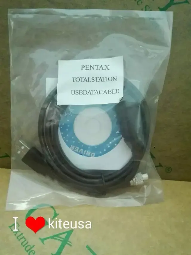 Wholesale and retail for Pentax Total Station USB data cable Compatible with windows 8 7 | Инструменты