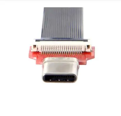 Type-C USB 3 1 USB-C Реверсивный штекер-штекер FPC плоский кабель для зарядки данных Mac book