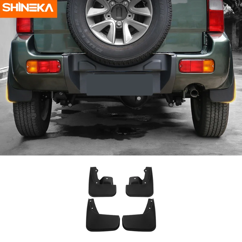 Грязевые щитки SHINEKA для Suzuki Jimny 2007 2017 грязевые из АБС пластика наружная защита