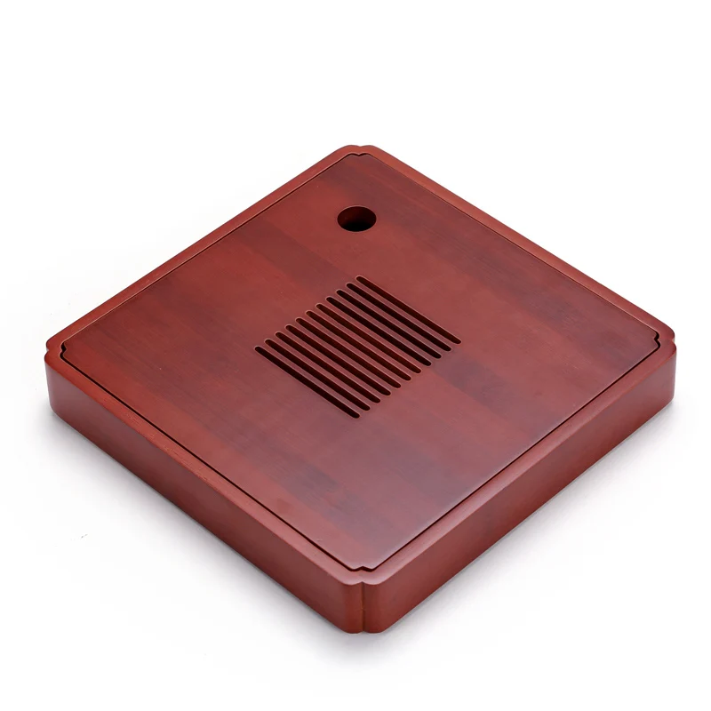 Square trays TANGPIN натуральная бамбуковая подставка для чайного сервиза чайный столик ручной работы чайные тарелки кунг-фу Чайные Аксессуары - Цвет: Square trays