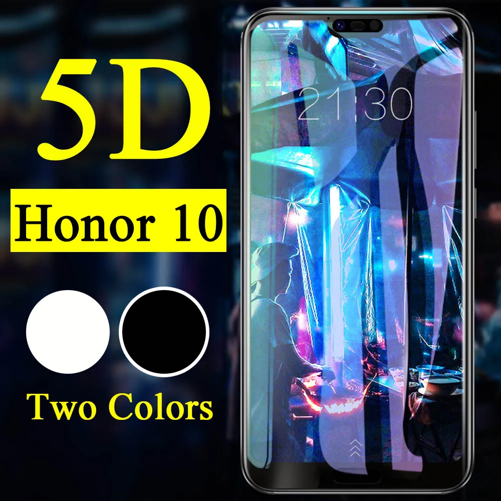 5D полное покрытие honor 10 Защитное стекло для huawei honnor honor10 защита экрана закаленное