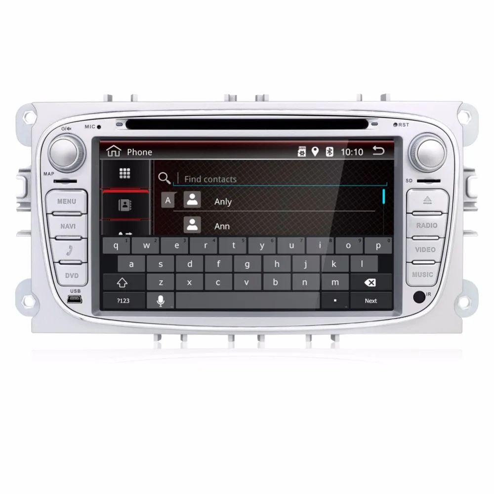 KLYDE 2 Din " Android 8,1 8 ядерный для FORD FOCUS MONDEO S-MAX подключения 2008-2011 Android 7,1 четырехъядерный автомобильный радиоприемник