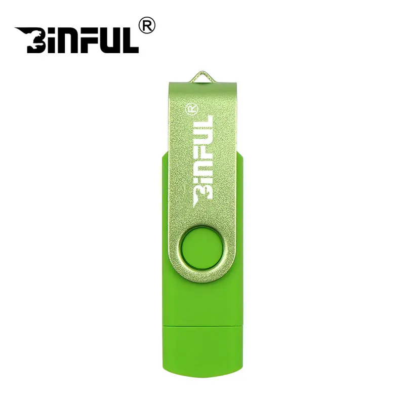 green Металлический вращающийся USB флеш-накопитель 32 ГБ 64 ГБ, цветной флеш-накопитель, USB флешка 16 ГБ 8 ГБ 4 ГБ, карта памяти, USB OTG флэш-диск - Цвет: green