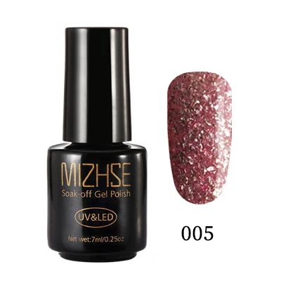 MGJ005 MIZHSE голографический Гель-лак 102 цвет Светодиодный УФ-гель Платиновые блестки художественный Гель-лак для ногтей блестящая Лазерная блестка серебро золото бриллиант - Цвет: MGJ005