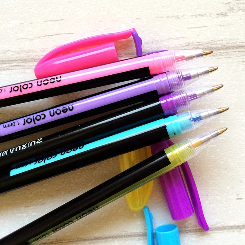 48 Цвета Эскиз Маркер живописи рисунок написания канцелярские линии Ручка Kawaii fine Liner рисования Ремесел Набор ручек