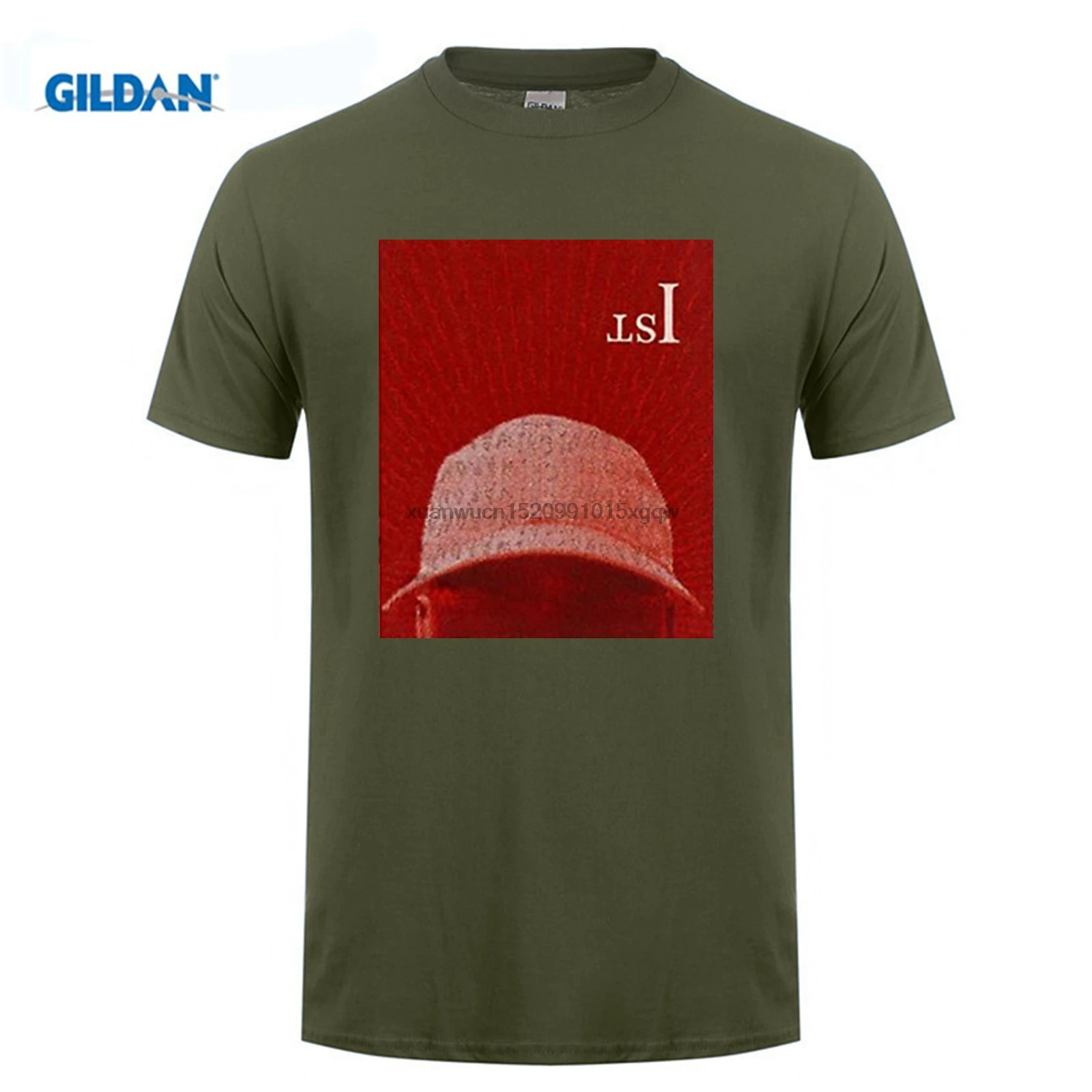 GILDAN t-shirt Gray men Skepta Konnichiwa Stamp Streetwear Short-Sleeved Clothing big sizes Round Collar Lover cotton | Мужская одежда