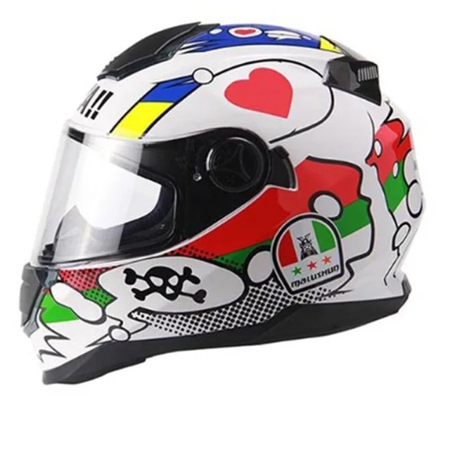 2018 malushun мотоциклетный двойной объектив шлем Professional Racing Motocross Casque Moto Off road
