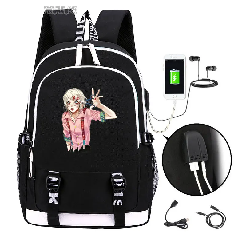 03 Рюкзак Kaneki Ken, модный рюкзак для ноутбука с usb, школьная сумка для мальчиков и девочек-подростков, Детская классная сумка для книг - Цвет: 03