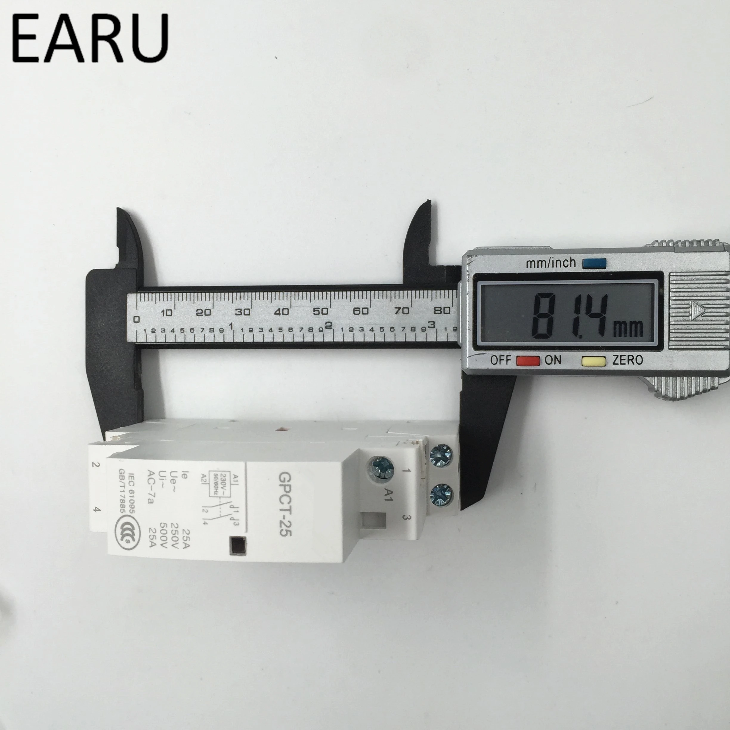 Бесплатная доставка GPCT1 2P 16A 25A 2NC 220V/230V 50/60HZ Din Rail Ac контактор для дома два обычных