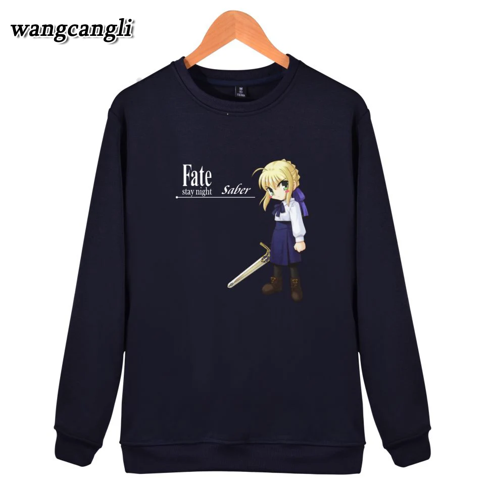 Fate Stay Night Printed Casual Hoodie Men Sweatshirt Autumn Harajuku Anime Hoodies Sweatshirts Fashion Plus Size Tracksuit | Мужская