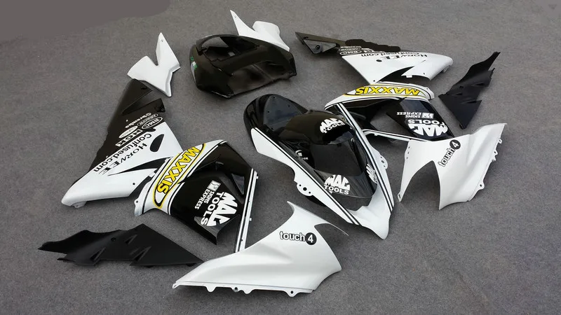 Лучший комплект обтекателей для мотоцикла KAWASAKI Ninja ZX10R 04 05 ZX 10R 2004 2005 ABS холодный