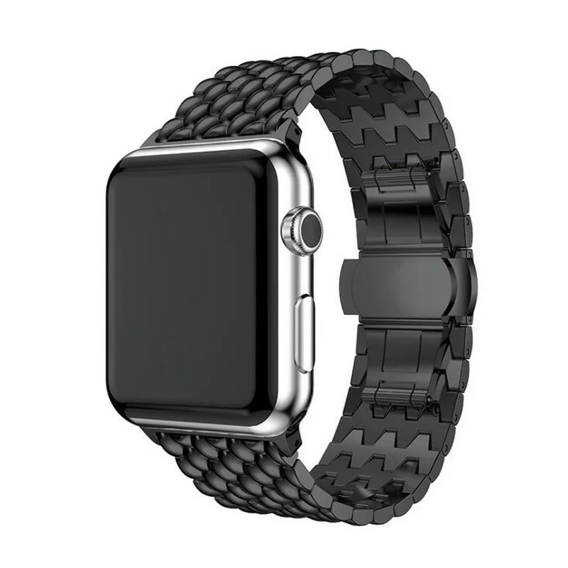 Ремешок из нержавеющей стали для Apple Watch Series 4 3 2 1 iWatch 40 мм 44 38 42 мм|Ремешки часов| |