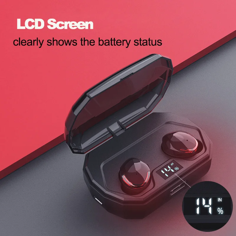 Настоящие беспроводные наушники Bluetooth 5 0 с 3D стерео звуком и глубокими басами