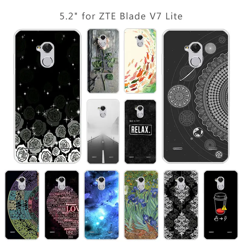 Прозрачные чехлы для телефона ZTE Blade V7 Lite мягкие силиконовые 5 0 дюйма Защитные V 7 |