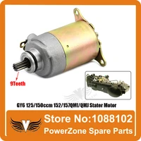gy6 125150ccm 152157qmiqmj engine electric stater motor fit scooter motorcycles atv go cart spare parts free shipping