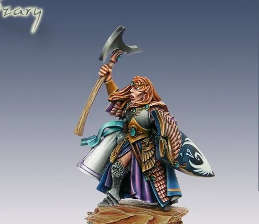 High Elf Hero с топором Металлические Миниатюрные Биты|Игровые фигурки и трансформеры|