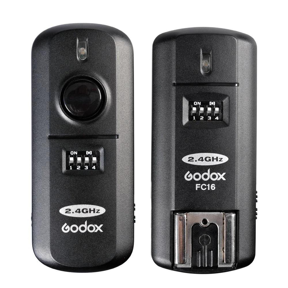 Godox 2.4g беспроводное устройство Studio Flash/вспышки Speedlite/спуск затвора 3in1 триггер FC 16
