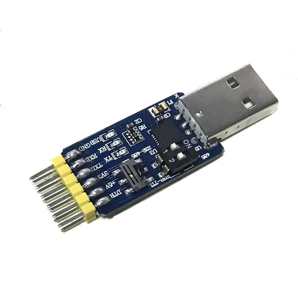 6 в 1 USB TTL UART 485 232 Многофункциональный модуль последовательного интерфейса CP2102 для
