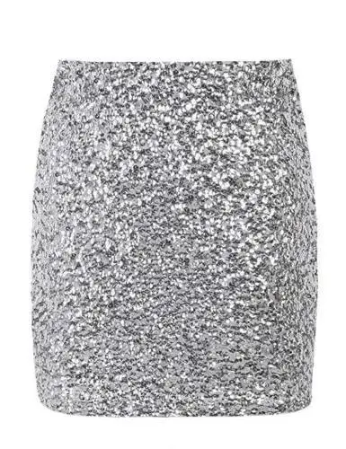 Популярная женская короткая или длинные пайетки в стиле ретро юбка-стрейч