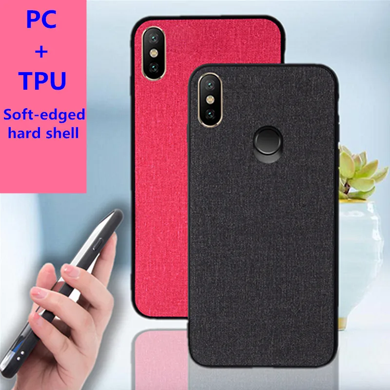 Противоударный чехол для Xiaomi Redmi S2 Y2 роскошная тканевая сумка силиконовый