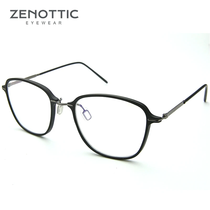 ZENOTTIC очки по рецепту для мужчин оправа анти синий луч оптические близорукость