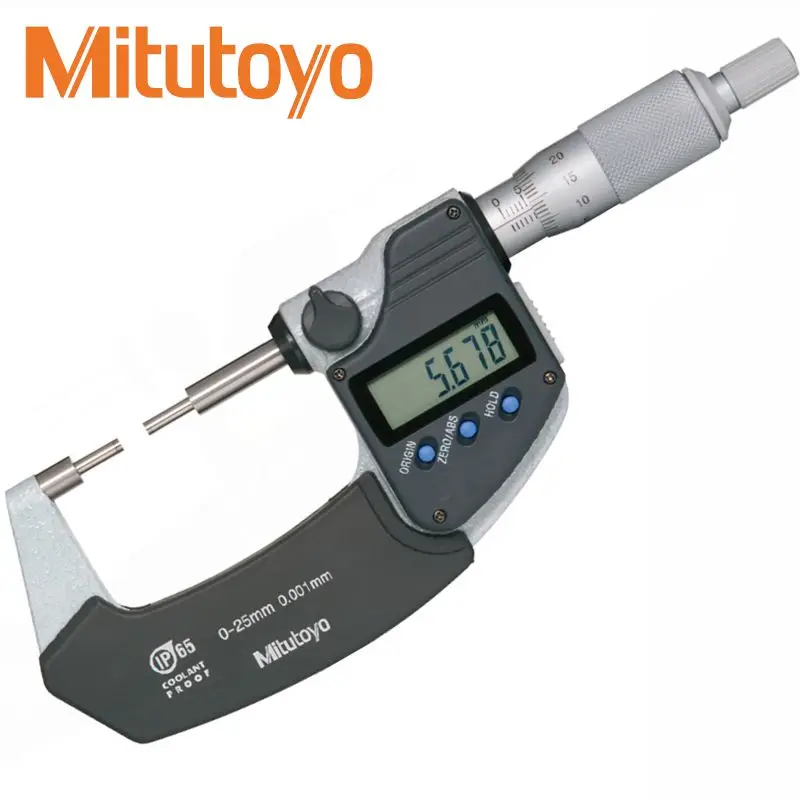 Mitutoyo 331-251-30 SPM-25MX микрометр сплайна, IP65, spl3 мм* 10 мм сплайн, 0-25 мм, 0,001 мм Микрометры с цифровой индикацией Быстрая