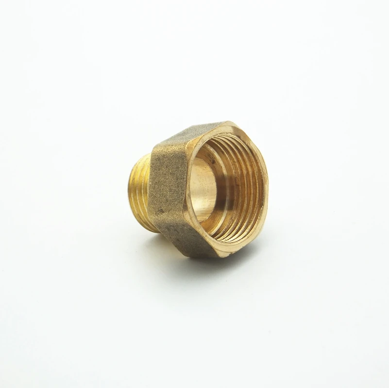 3/4 &quotBSP Женская резьба x 1/2&quot BSP Мужская Длина 26 мм соединение Латунная Труба