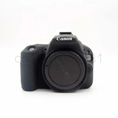 DSLR Камера видео сумка мягкой силиконовой резины защиты чехол для Canon 200D 200DII 250D