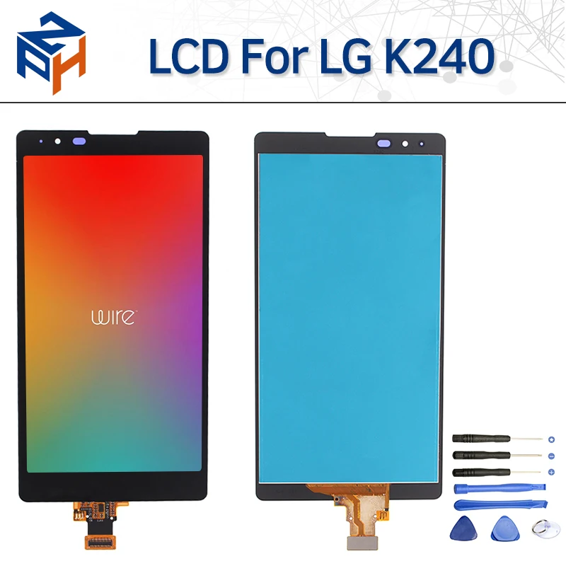 AMOLED ЖК дисплей для LG X Макс K240 K6 K240H K240F MK6M X5 Сенсорный экран Дисплей Замена тяга Lg