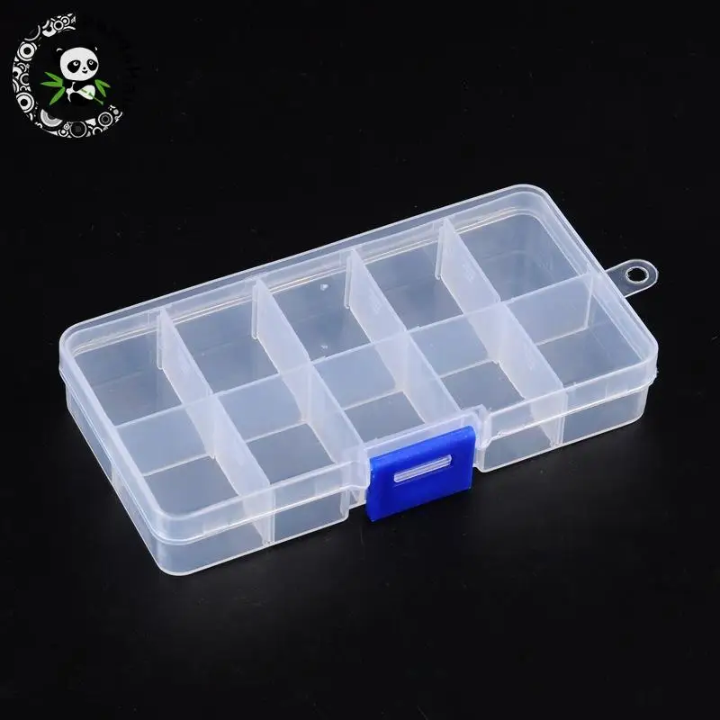 Пластиковый прозрачный контейнер для бисера 13x7x2 3 см|container price|container store shoe boxbox oil |