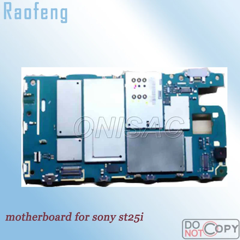 Raofeng Высококачественная материнская плата для sony Xperia st25i Разобранная разблокированная материнская плата тестирование поодиночке well worke перед отправкой