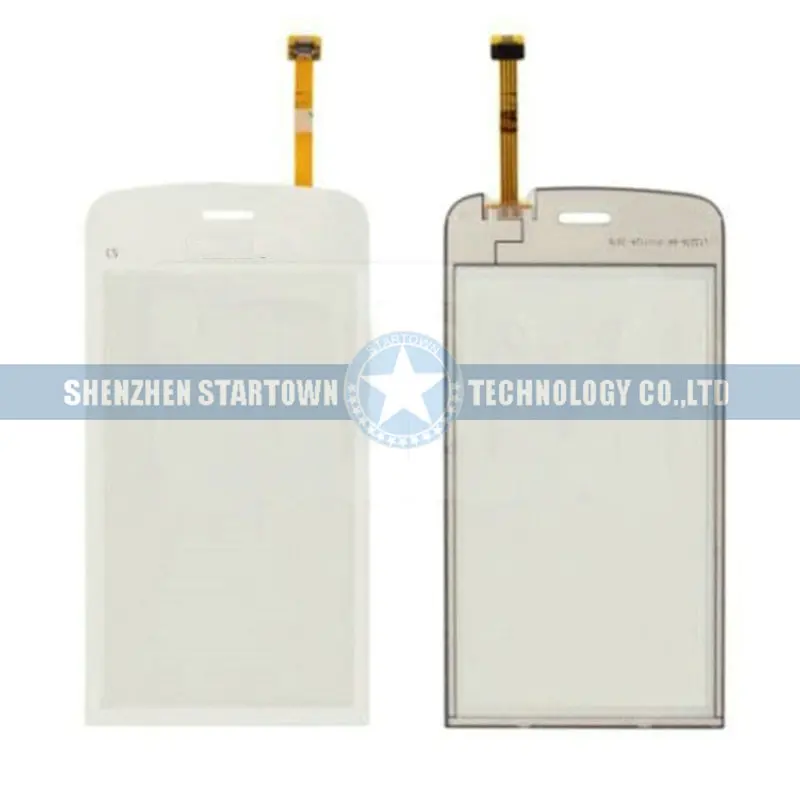 Сенсорный экран дигитайзер Pad Панель переднее стекло объектив для Nokia C5 03 белый с