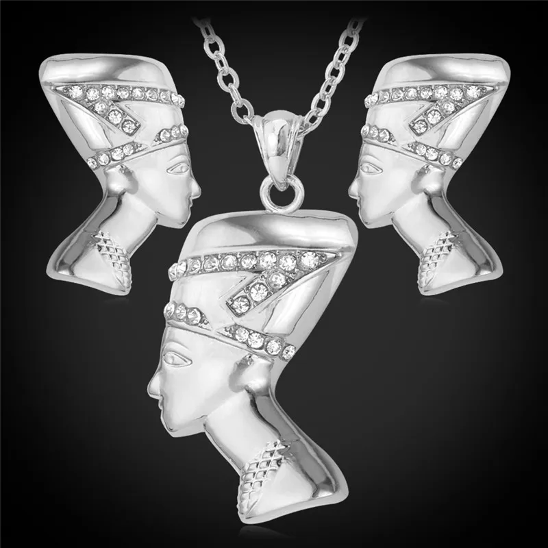 Комплект ювелирных изделий в африканском стиле винтажный кулон виде головы