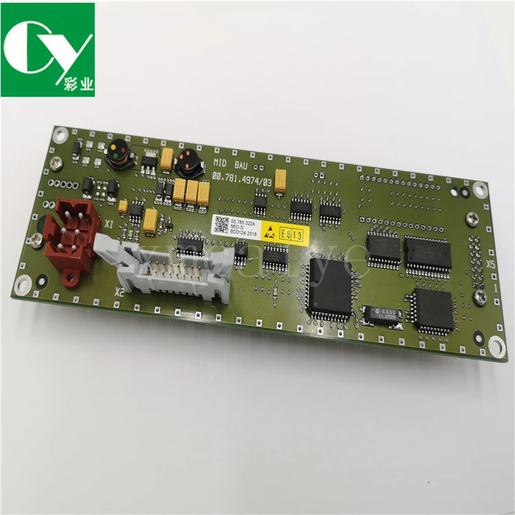 Печатная машина SM102/CD102 печатная плата MID 00.781.4974/03 00.781.2196 00.785.0224|Детали принтера| |