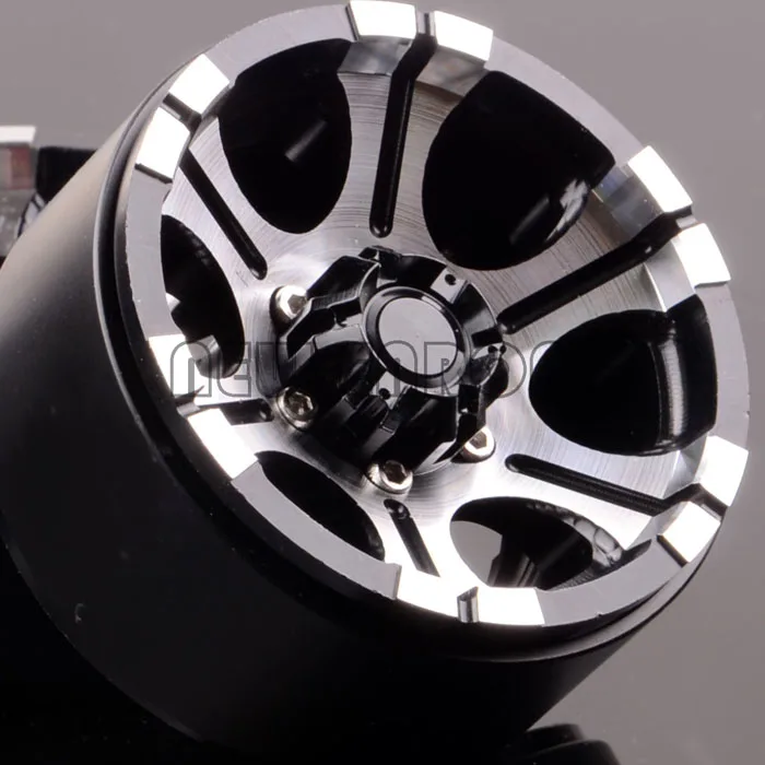 4xaluminum 1 9 &quotBeadlock обод колеса 1050 для RC Рок Гусеничный осевой SCX10 D90 1:10|beadlock wheels|beadlock
