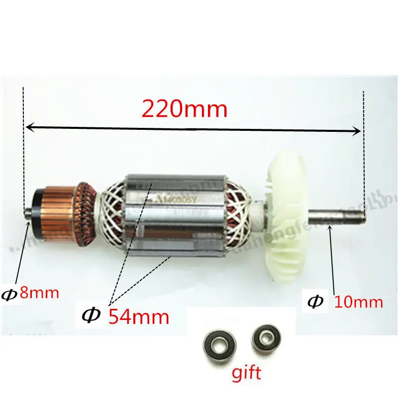 

AC220-240V Rotor Motor Armature Replacement for Bosch GWS23-180 GWS23-180S GWS GWS23-180+SDS GSW23-180J GWS23-180JS GWS23-230