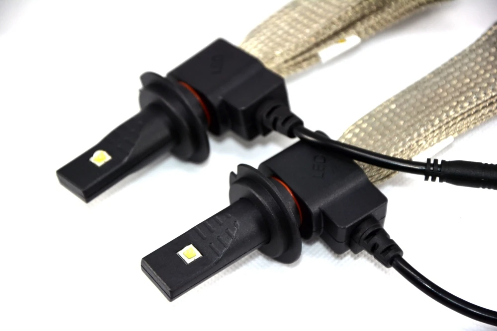 1 компл. H7 40 Вт 5000LM G5 светодиодные фары Тонкий Conversion Kit безвентиляторный lumiled luxeon MZ