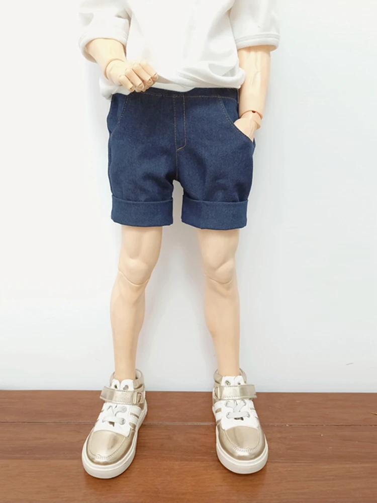 Темно-синие ковбойские джинсовые шорты 1/3 1/4 1/6 ручной работы BJD куклы одежда игрушка для детей, аксессуары для куклы подарки на день рождения украшения одежды